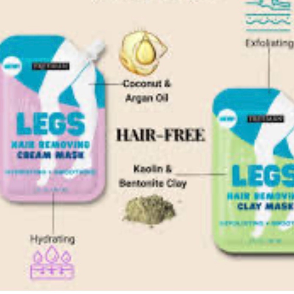 Freeman Legs Hair Removing Cream/Clay Mask Set B111